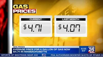 MA gas prices jump another five cents, hit new record