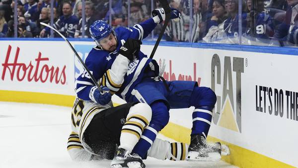 Maple Leafs star Auston Matthews to miss Game 6 of first-round series against Bruins