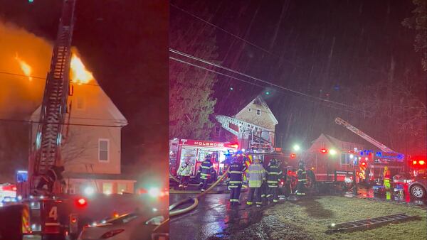 1 dead, 1 injured after raging blaze tears through Holbrook home