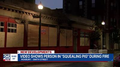 New video shows man inside burning Roxbury pub