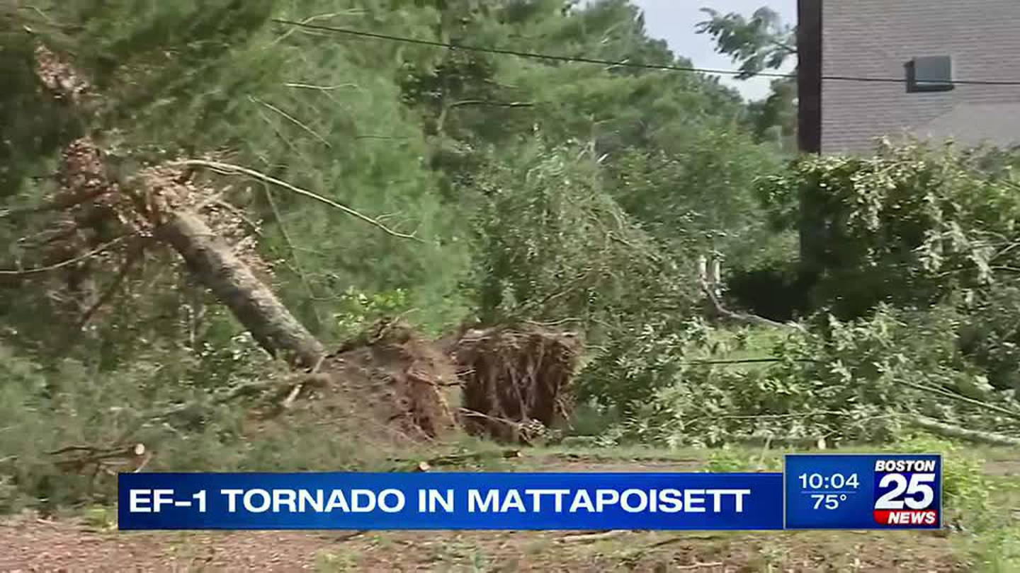 Mattapoisett struck by EF1 tornado as strong storms hammer region, NWS