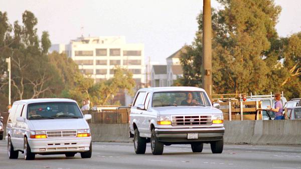 How O.J. Simpson burned the Ford Bronco into America's collective memory