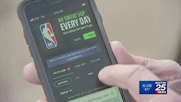 Legalized mobile sports betting begins in Massachusetts