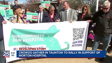 Crowds gather in Taunton to rally in support of Morton Hospital amid Steward Healthcare crisis