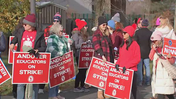 Andover teacher strike enters its fourth day as school district takes the union to court