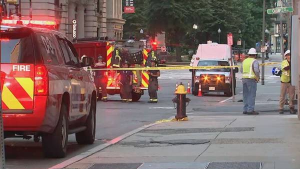 Manhole incident on busy street in Boston prompts large emergency response