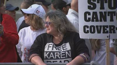Photos: Hundreds show up in support of Karen Read during Friday court hearing