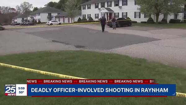 ‘Pointed gun at officers’: Man killed in officer-involved shooting in Raynham, DA says