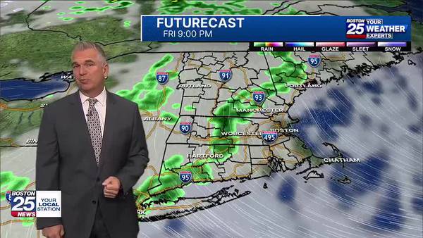 Boston 25 Thursday early evening weather