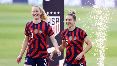 Mewis sisters set to share field in Tokyo, hope to win gold