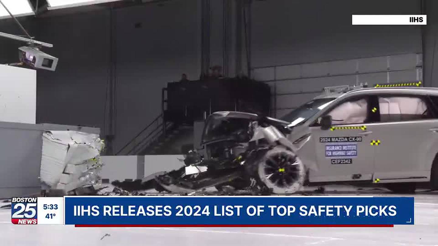 IIHS announces ‘Top Safety Picks’ for 2024 car models Boston 25 News