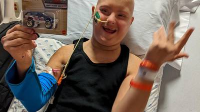 Teen as Boston Children’s Hospital receives Christmas cards from around the world