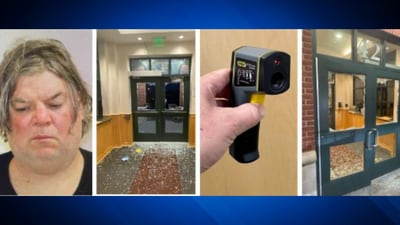 Police: Man smashed front doors of Westboro safety center, pointed red laser at officers
