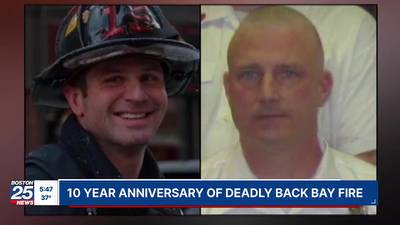 Lt. Ed Walsh and Firefighter Michael Kennedy remembered 10 years after the Back Bay fire