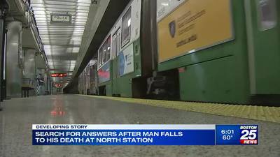 Police: Man fell to his death after trying to board moving Green Line trolly at North Station