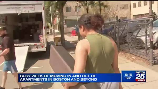Busy week of moving in and out of apartments in Boston and beyond