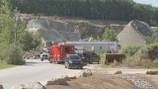 Large emergency response in Sterling after ledge at rock quarry collapses on worker