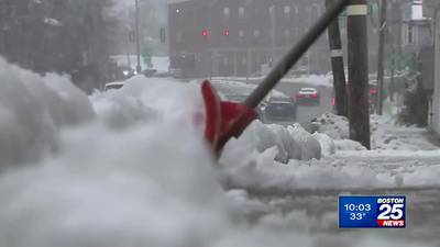Dozens of schools districts, including Lowell, were closed as snow piled up across the state 