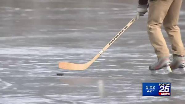 The up and down temperatures make ice thickness unsafe for skating on ponds and lakes 