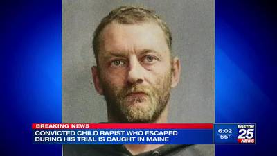 Caught: Manhunt for convicted child rapist who escaped during his trial is over