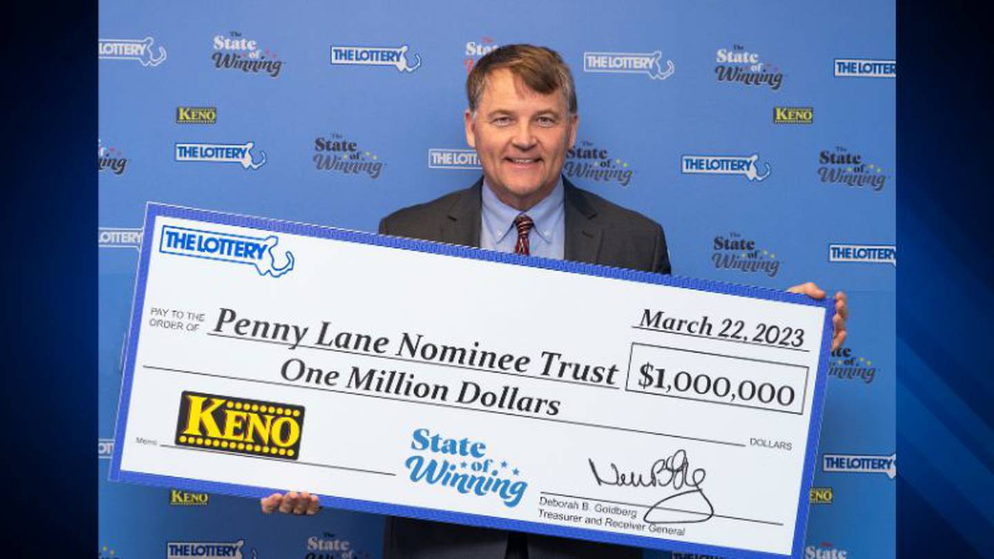 First Mass. 1 million Keno ticket winner claims prize Boston 25 News