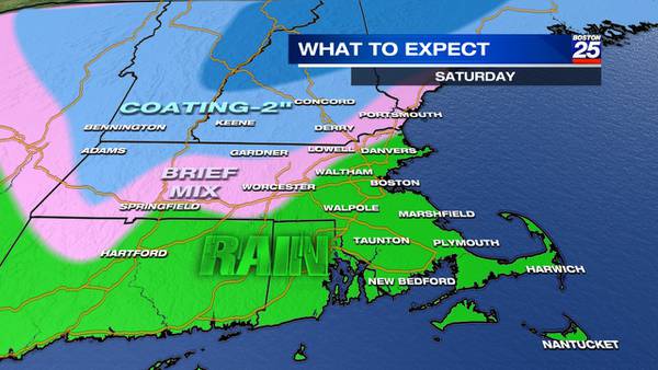 Stormy Saturday: Here’s what to expect in your area with wintry mix, rain, wind on tap