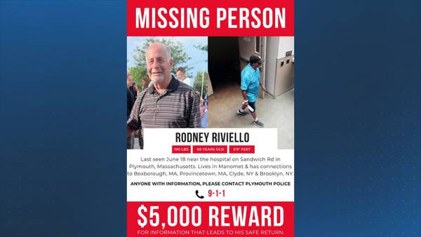 $5,000 reward offered for information leading to safe return of missing Plymouth man