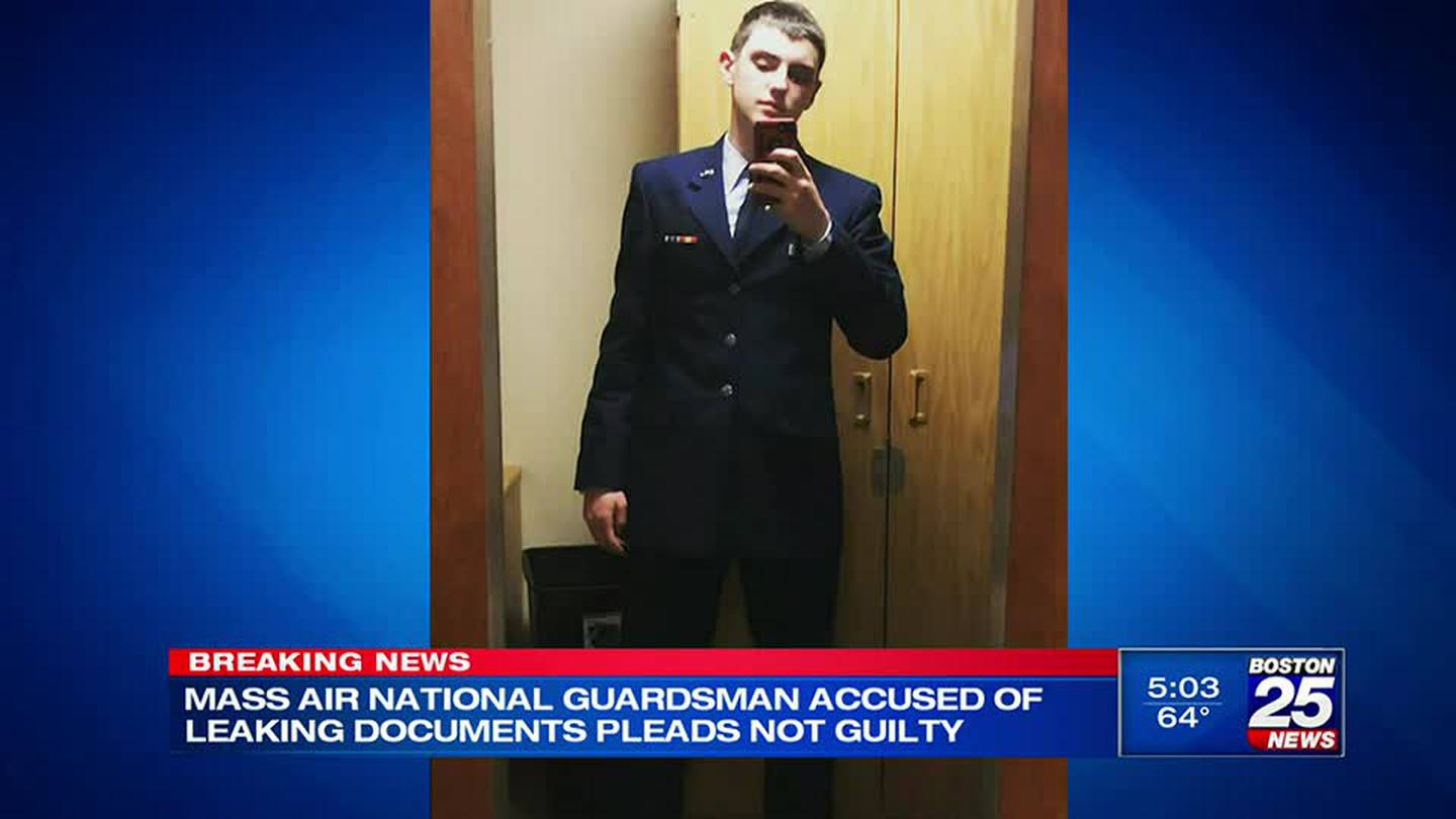 Mass Guardsman Jack Teixeira Pleads Not Guilty To Leaking Classified Government Documents