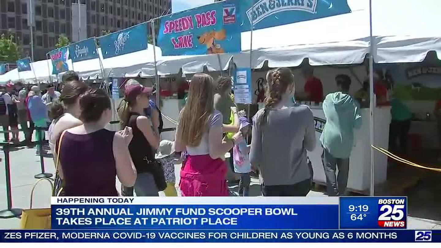 The 39th annual Jimmy Fund Scooper Bowl festival taking place at