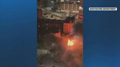 New video shows man inside burning Roxbury pub