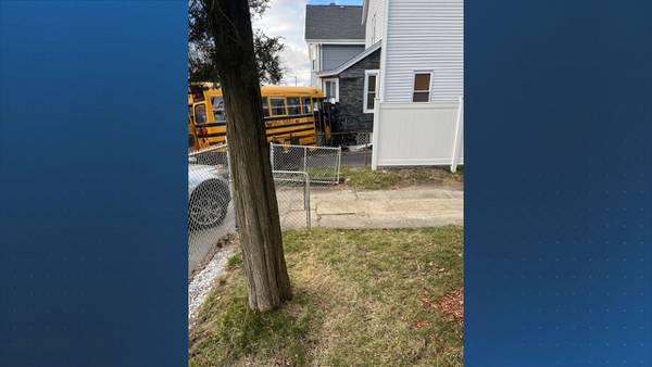 2 juveniles, 2 adults hospitalized after school bus crashes into Dorchester home