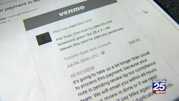 Customers sending cash with the click of a button on an app could lose money to scammers