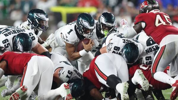 Should Eagles' tush push be banned? Jalen Hurts: 'I have no thoughts on it'
