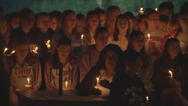 ‘She just loved life’: Tearful crowd pays tribute to Pembroke 17-year-old killed in car crash