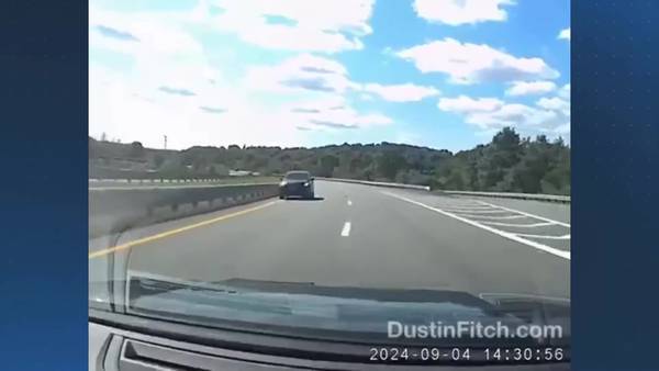 WATCH: 80-year-old drives on wrong side of Route 2, strikes vehicle causing injuries, police say