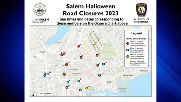 First signs of Halloween: Salem announces planned events and road closures for October