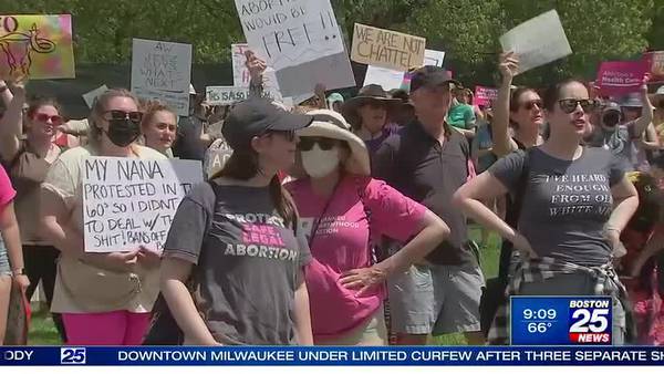 Thousands gather for abortion rights rally on Boston Common 