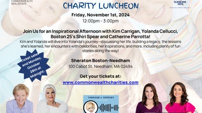 Sunshine Kids Charity Luncheon taking place in November 