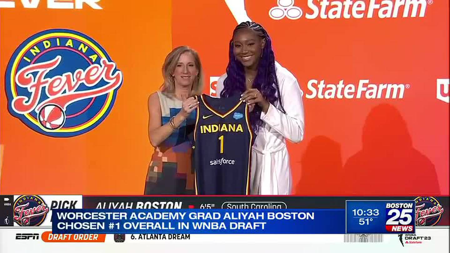 Worcester Academy grad Aliyah Boston heads to Fever as No. 1 pick in