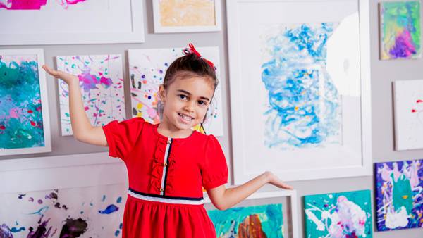 Newton 4-year-old will have her artwork displayed at The Louvre