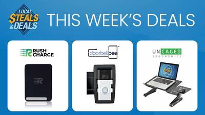 Local Steals and Deals: 3  tech deals with Rush Charge, Doorbell Boa, and Uncaged Ergonomics