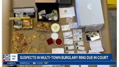 Suspects in multi-town burglary ring due in court