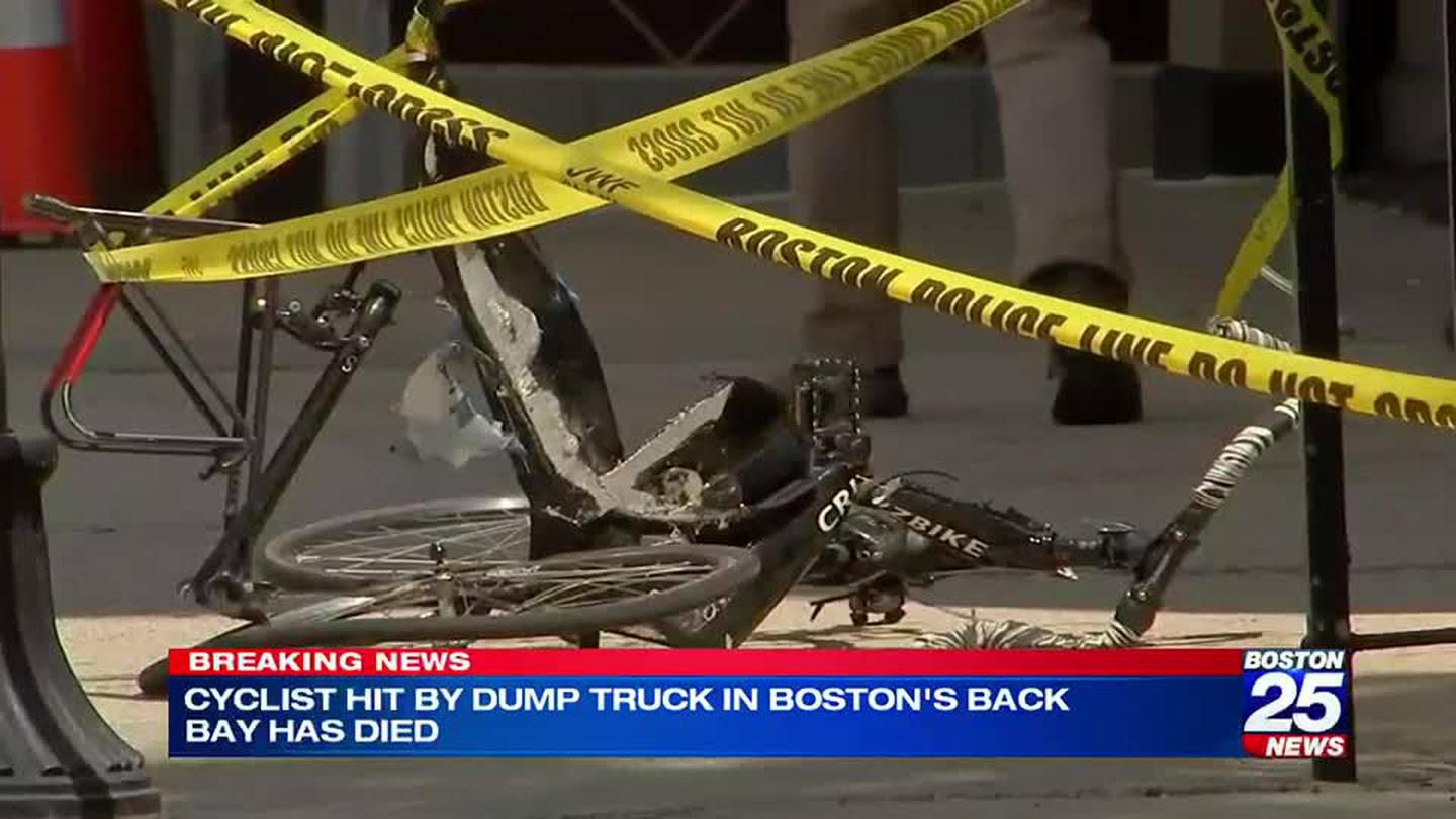 Bicyclist killed by gold medal 2025 garbage truck