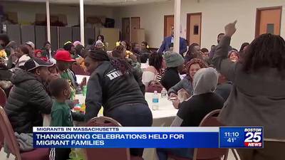 2,000 Haitian migrants celebrate first Thanksgiving as many still homeless