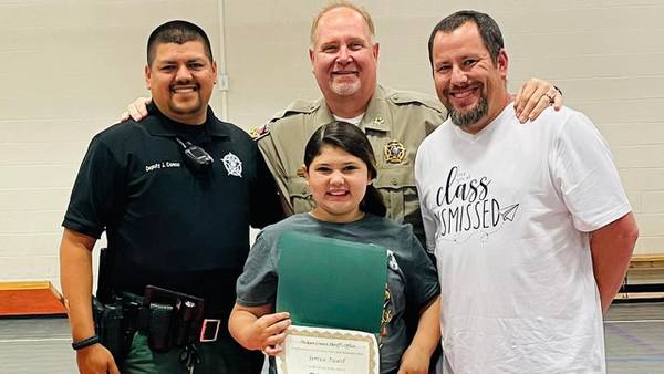 Tennessee fourth grader honored for helping to save teacher from choking