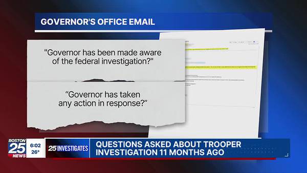 25 Investigates attempted to confirm state trooper bribery probe 11 months ago