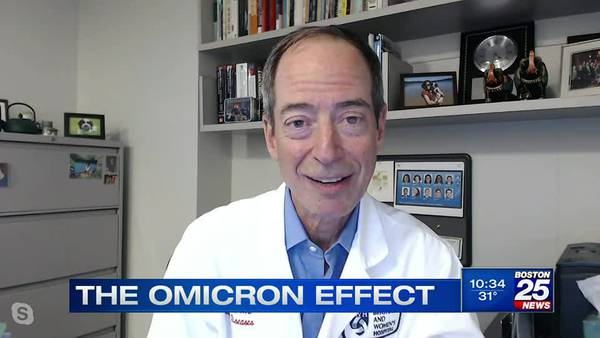 Boston doctor discusses side effects of COVID-19 Omicron variant
