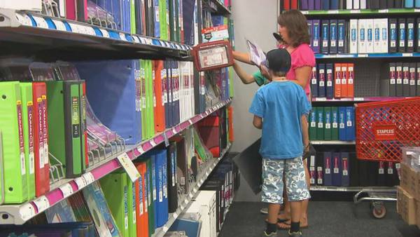 Survey shows back-to-school spending up 8% from 2021