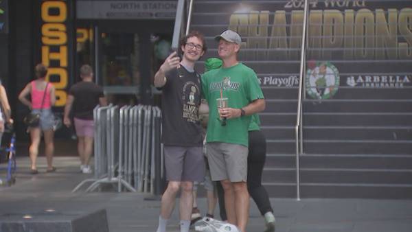 A hot day in Boston as Celtics fans prep for parade