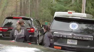 Possible human remains were found near an Easton home prompting large police presence   